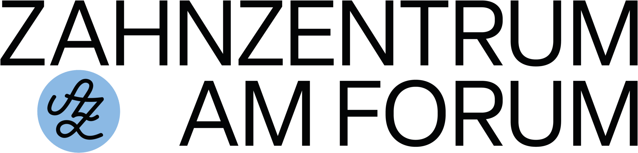 Logo des Zahnzentrums am Forum in Mühlheim an der Ruhr
